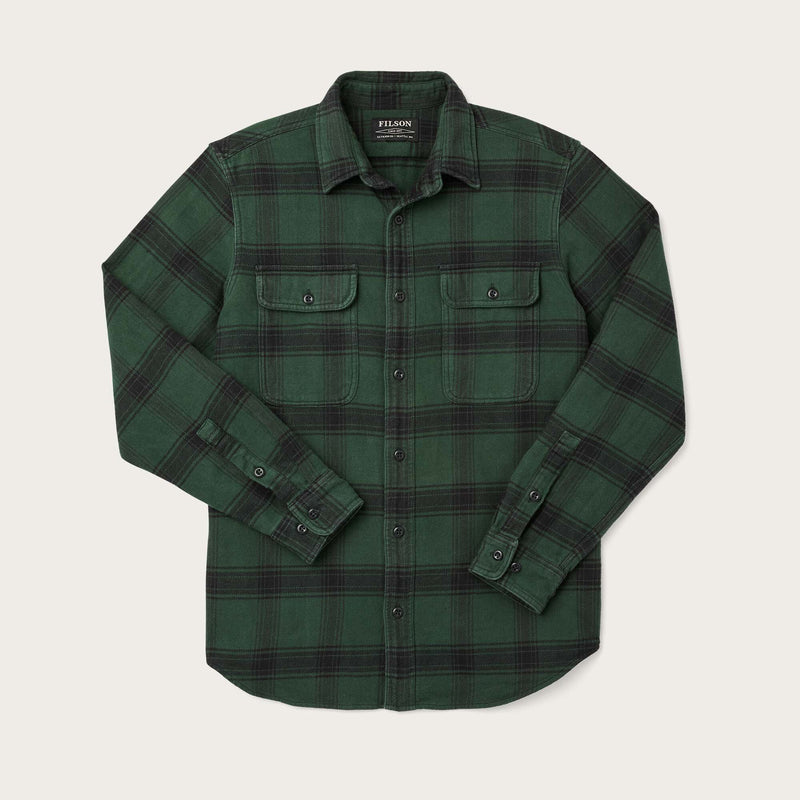 Vintage flannel work shirt by Filson | Green / black (Green)