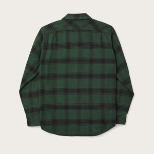 Vintage flannel work shirt by Filson | Green / black (Green)