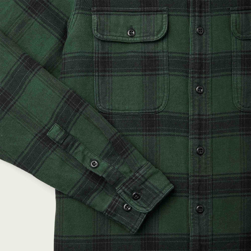 Vintage flannel work shirt by Filson | Green / black (Green)