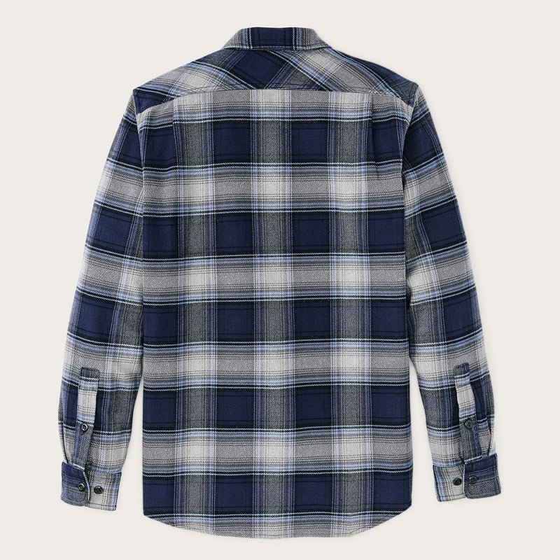Vintage flannel work shirt by Filson | Light blue / navy pl (Blue)