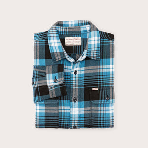 Vintage flannel work shirt by Filson | Blue / black / multi (Blue)