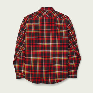 Vintage flannel work shirt by Filson | Red /black / gold (Red)