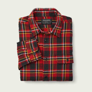 Vintage flannel work shirt by Filson | Red /black / gold (Red)