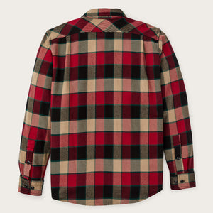 Vintage flannel work shirt by Filson | Red / cream plaid (Red)