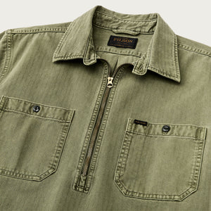 Short sleeve mechanic shirt by Filson | Moss (Green)