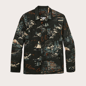 Elk heights camp shirt by Filson | Green northwest scen (Multicolor)