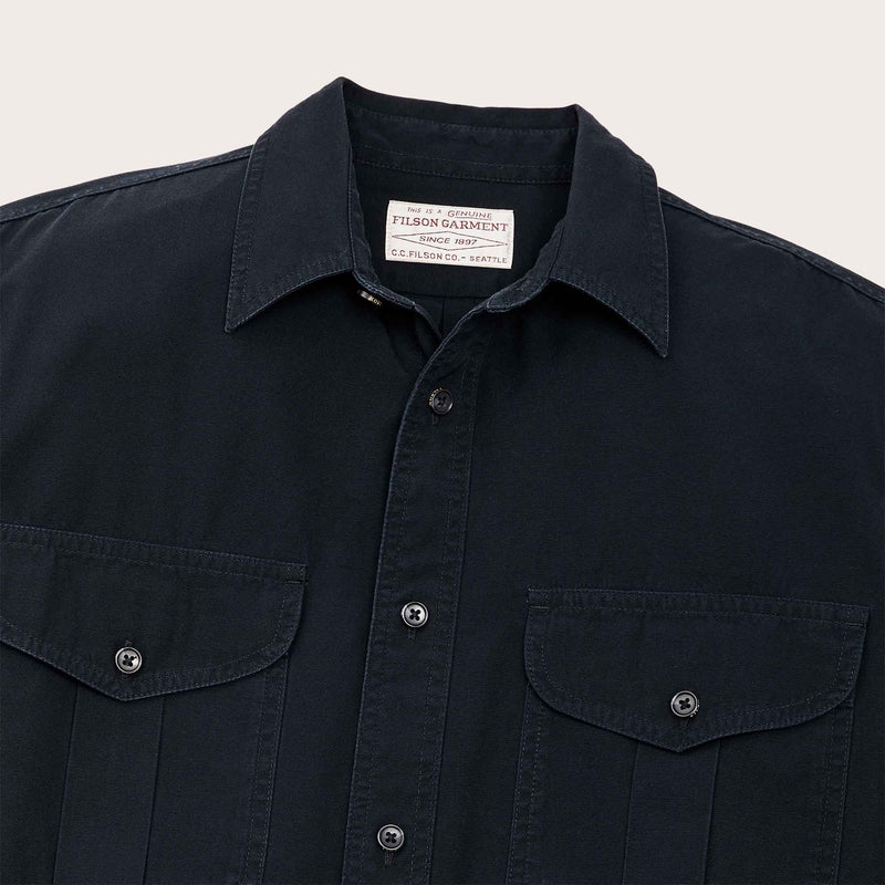 Safari cloth guide shirt by Filson | Anthracite (Blue)