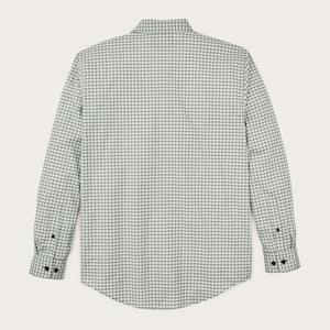 Twin lakes sport shirt by Filson | Gray / olive check (Grey)