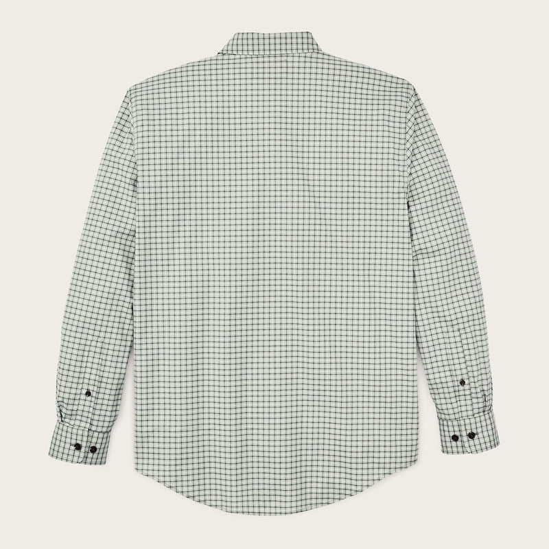 Twin lakes sport shirt by Filson | Gray / olive check (Grey)