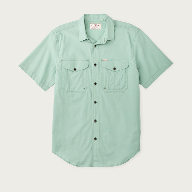 Twin lakes short sleeve sport shirt by Filson | Granite green (Blue)