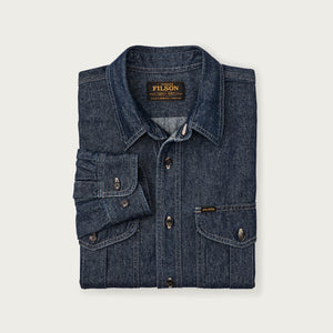 Denim guide shirt by Filson | Rinse indigo (Blue)