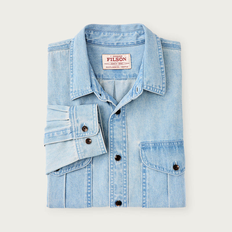 Denim guide shirt by Filson | Light indigo (Blue)