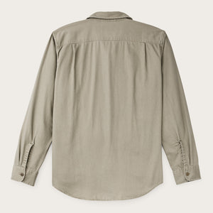 Shipwright fine twill shirt by Filson | Gray khaki (Beige)