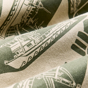 Lightweight alaskan guide shirt by Filson | Khaki / print (Green)