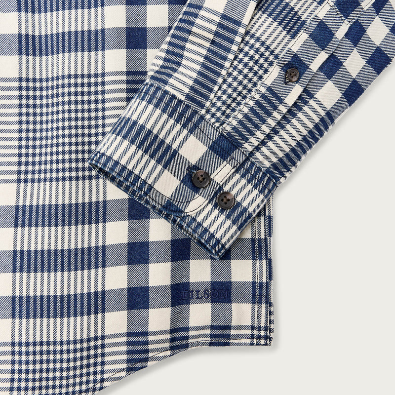Lightweight alaskan guide shirt by Filson | Indigo multi plaid (Blue)
