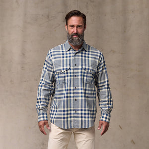 Lightweight alaskan guide shirt by Filson | Indigo multi plaid (Blue)