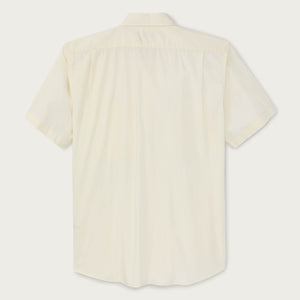 Filson's washed short sleeve feather cloth shirt by Filson | Ivory (Beige)