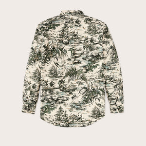 Filson x housefly washed feather cloth shirt by Filson | Khaki / scenic (Multicolour)