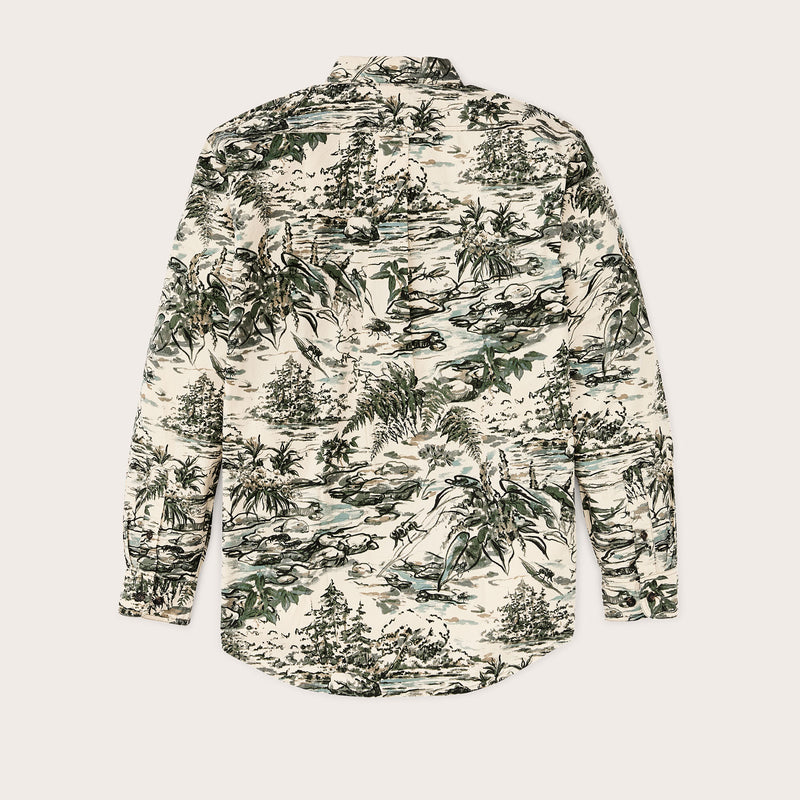 Filson x housefly washed feather cloth shirt by Filson | Khaki / scenic (Multicolour)