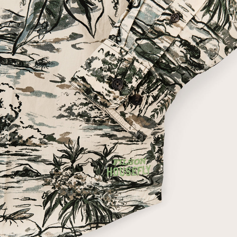 Filson x housefly washed feather cloth shirt by Filson | Khaki / scenic (Multicolour)