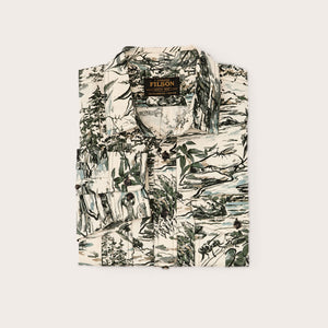 Filson x housefly washed feather cloth shirt by Filson | Khaki / scenic (Multicolour)
