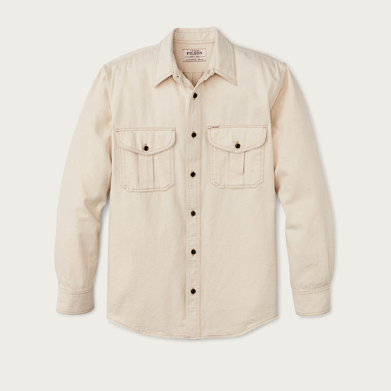 Natural twill guide shirt by Filson | Natural seed (Beige)