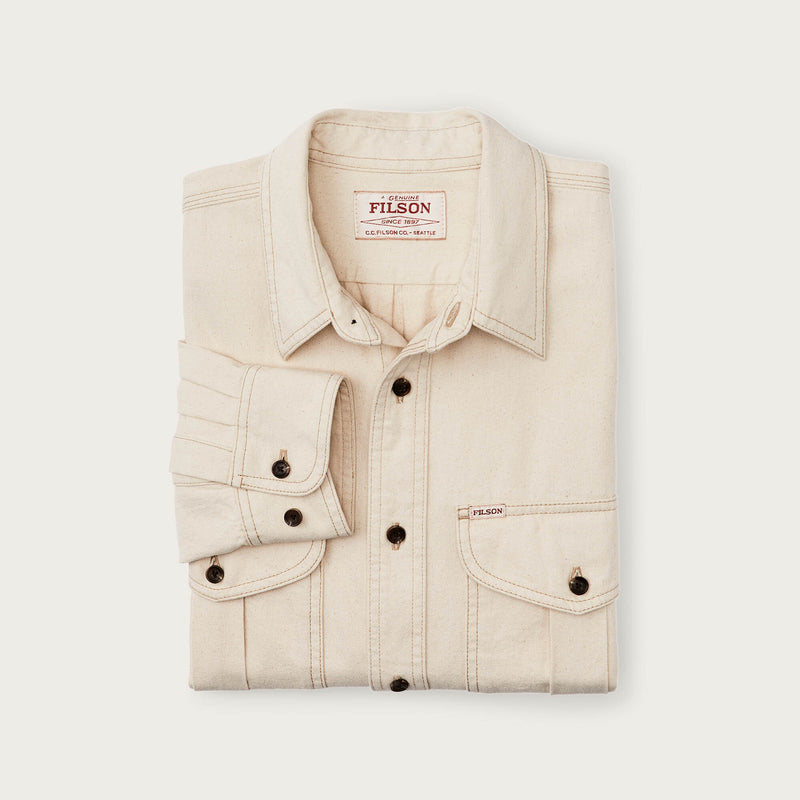 Natural twill guide shirt by Filson | Natural seed (Beige)