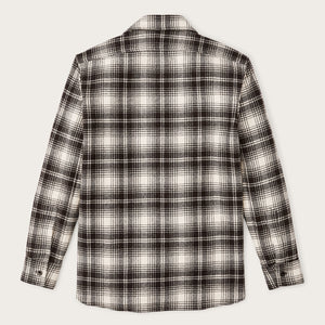 Chemise 1922 archive en laine par Filson | Cream / dark brown p (Beige)