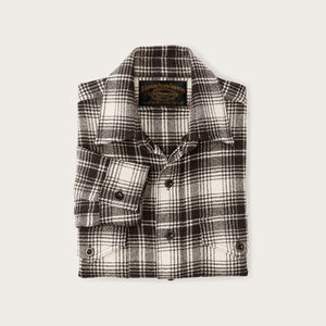Chemise 1922 archive en laine par Filson | Cream / dark brown p (Beige)