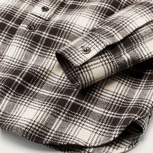 Chemise 1922 archive en laine par Filson | Cream / dark brown p (Beige)
