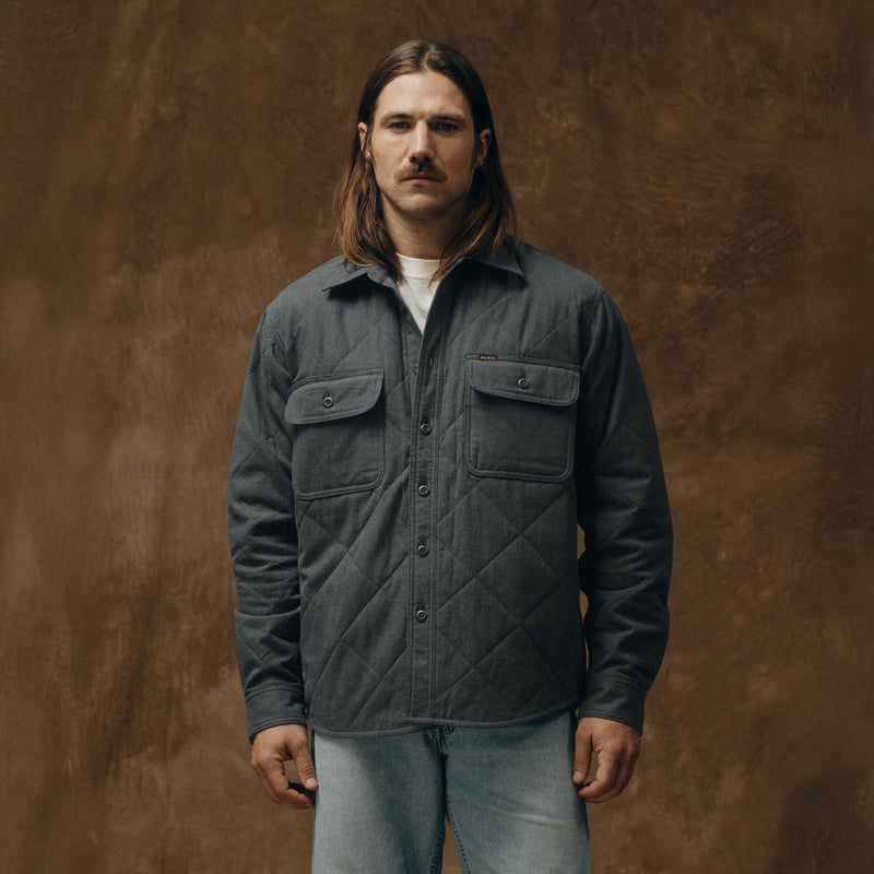 Insulated flannel shirt by Filson | Charcoal (Gray)