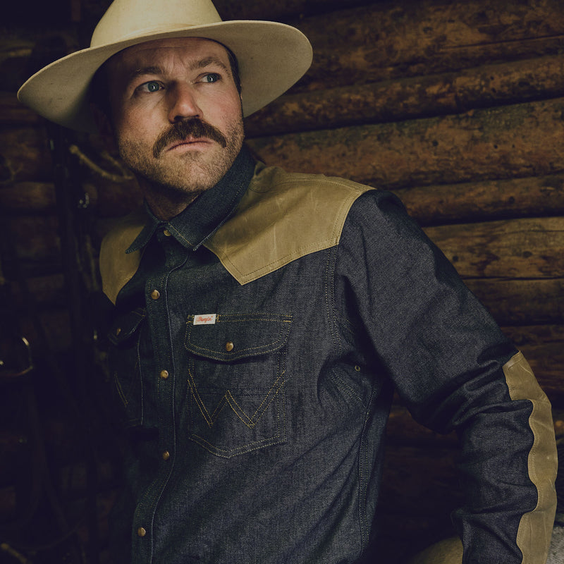 Chemise wild adventure wrangler x filson par Filson | Indigo (Blue)