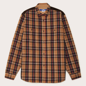 Chemise en coton à carreaux filson x junya watanabe par Filson | Brown/ red / black (Brown)