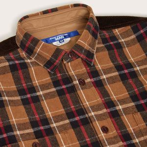 Chemise en coton à carreaux filson x junya watanabe par Filson | Brown/ red / black (Brown)