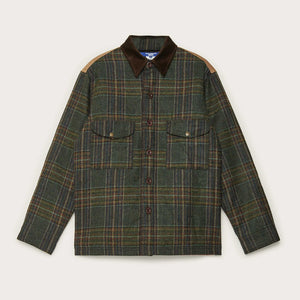 Chemise en laine et cuir filson × junya watanabe par Filson | Green black beige / (Green)
