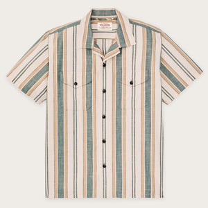 Chambray camp shirt by Filson | Natural / khaki (Green)