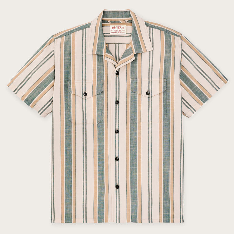 Chambray camp shirt by Filson | Natural / khaki (Green)