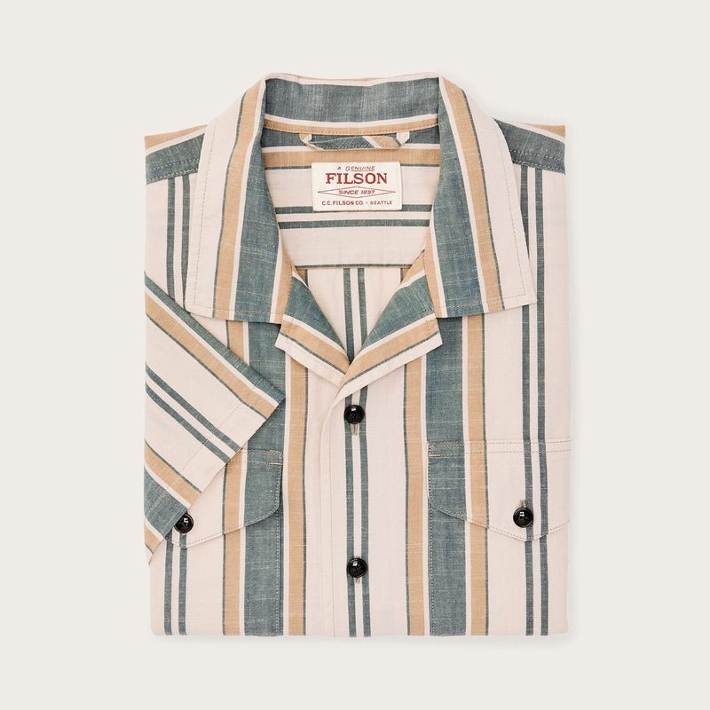 Chambray camp shirt by Filson | Natural / khaki (Green)