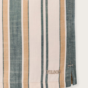 Chambray camp shirt by Filson | Natural / khaki (Green)