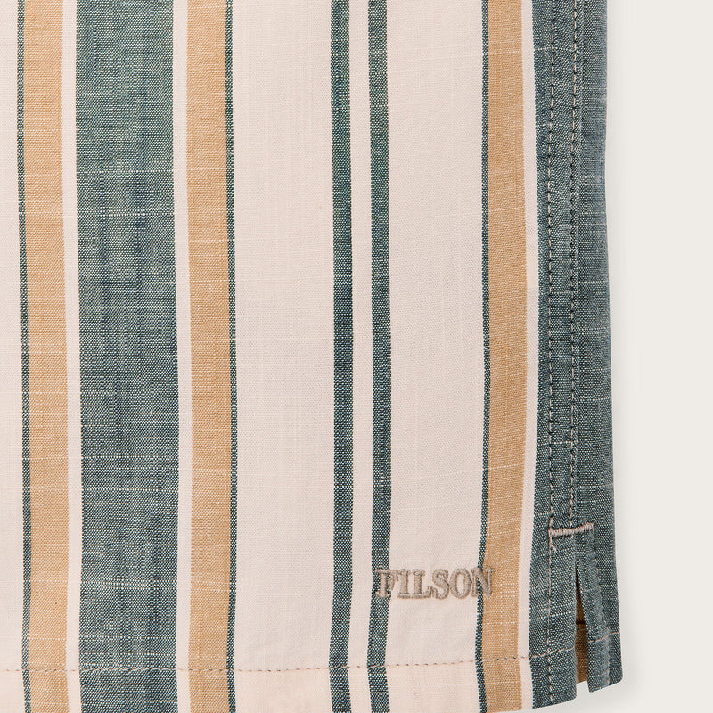 Chambray camp shirt by Filson | Natural / khaki (Green)