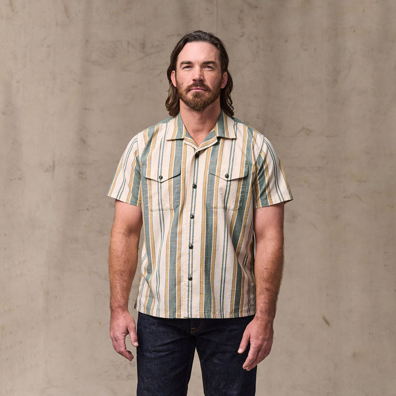 Chambray camp shirt by Filson | Natural / khaki (Green)