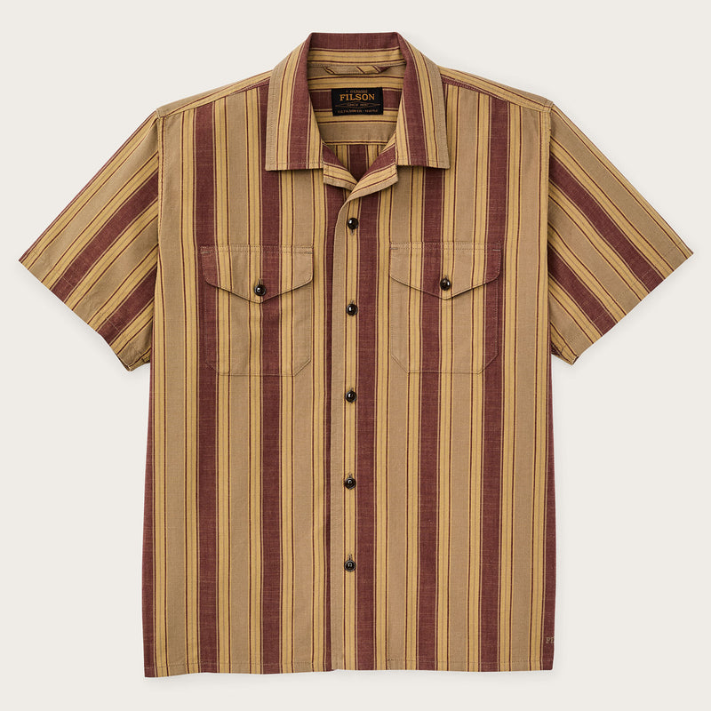 Chambray camp shirt by Filson | Brick / tan (Brown)