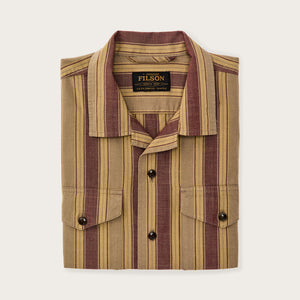 Chambray camp shirt by Filson | Brick / tan (Brown)