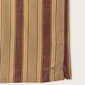 Chambray camp shirt by Filson | Brick / tan (Brown)