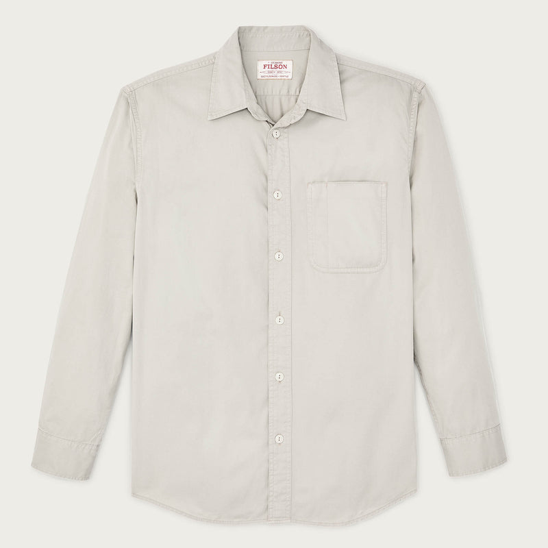 4.5-oz. twill shirt by Filson | Gray sky (Gray)