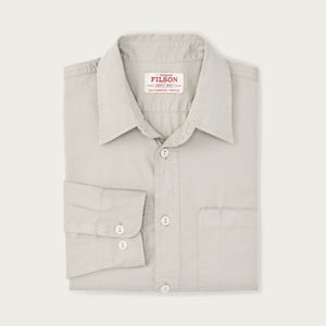 4.5-oz. twill shirt by Filson | Gray sky (Gray)