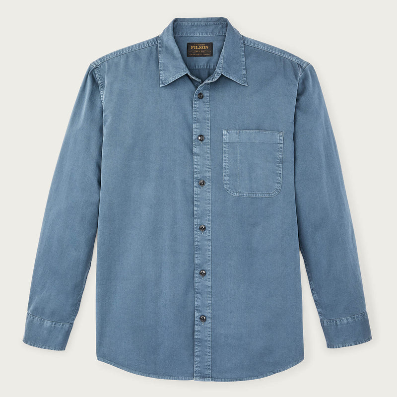 4.5-oz. twill shirt by Filson | Orion blue (Blue)