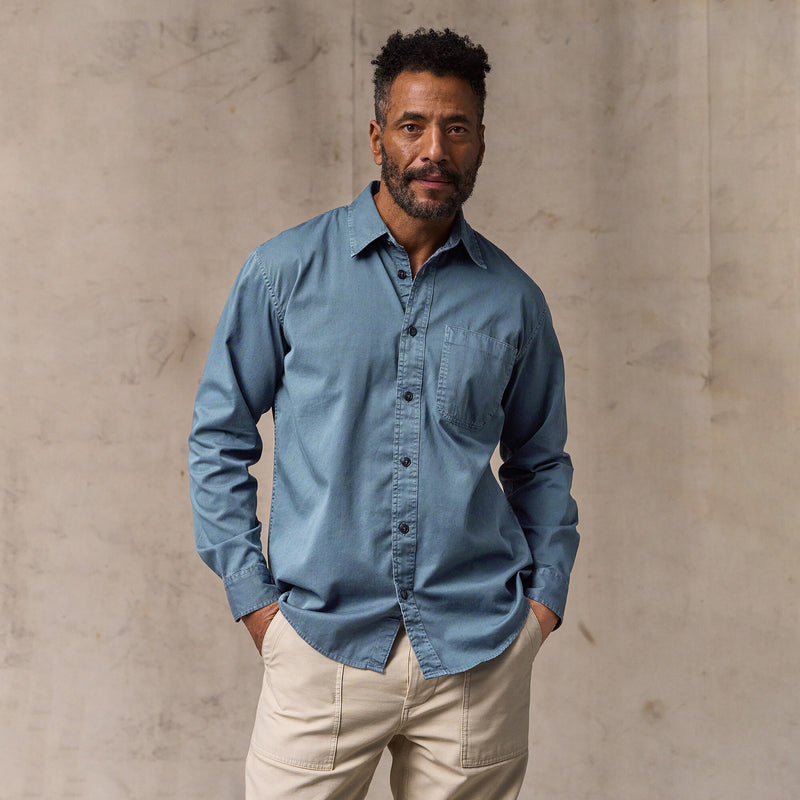 4.5-oz. twill shirt by Filson | Orion blue (Blue)