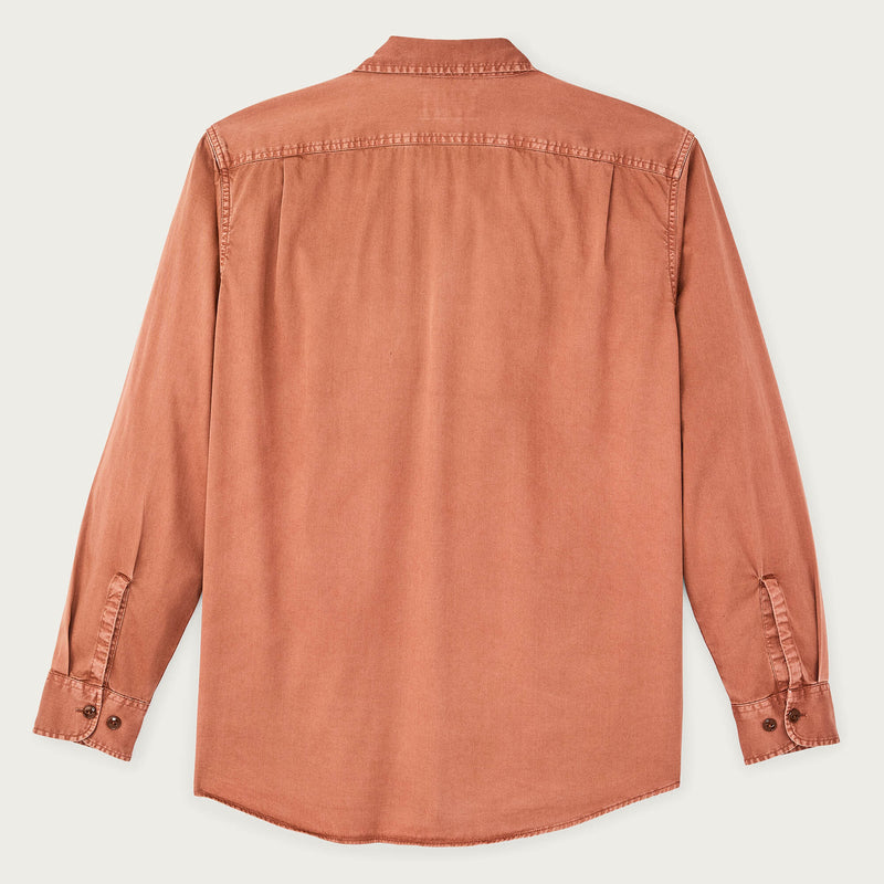 4.5-oz. twill shirt by Filson | Copper brown (Red)