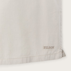 Short sleeve 4.5-oz. twill shirt by Filson | Gray sky (Gray)